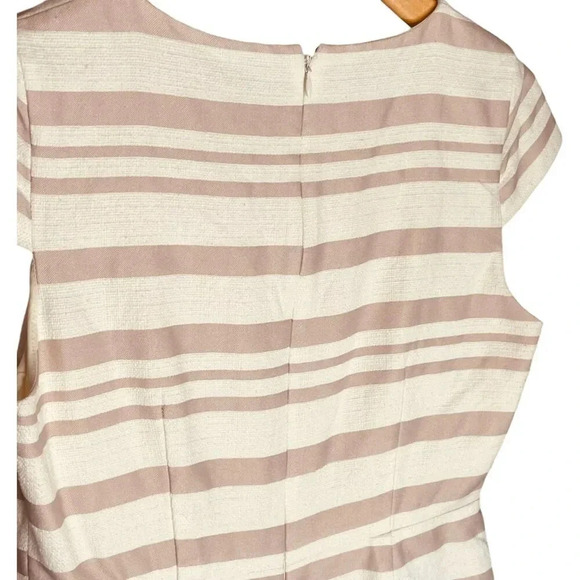J Crew Double Stripe Cap Sleeve Sheath Dress - Picture 10 of 13